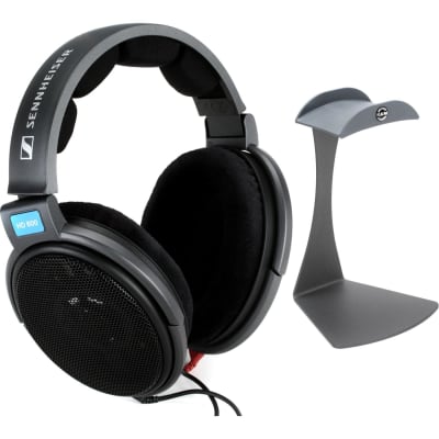 Sennheiser HD 600 Open-back Audiophile/Professional Headphones and Headphone Stand image 1