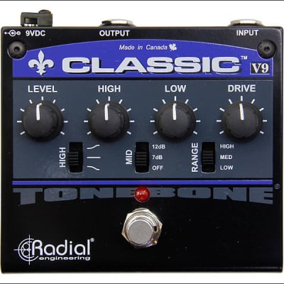 Radial Classic V9 Distortion Overdrive Pedal image 1