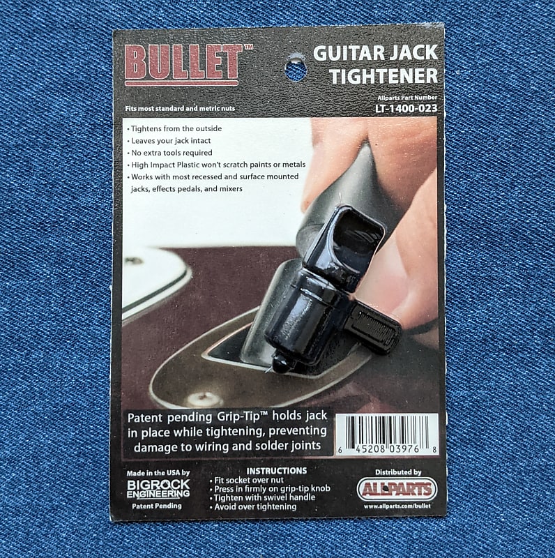 Allparts bullet guitar jack tightener best sale