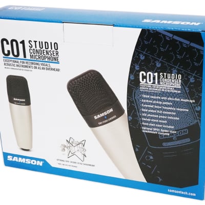 Samson C01 Studio Condenser Recording Microphone Mic w/ Large diaphragm image 6