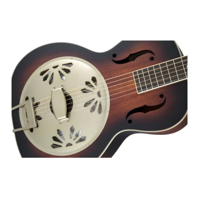 Gretsch G9241 Mahogany Round Neck 6-String Acoustic-Electric Resonator Guitar (Right-Handed, 2-Color Sunburst) image 6