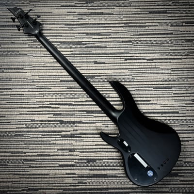 LTD (ESP) D-4 4-String Bass, Black Natural Burst Satin, Burled Poplar image 7