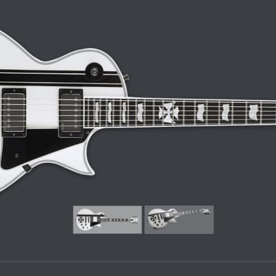 ESP Iron Cross Custom Shop James Hetfield Signature - Snow White image 1