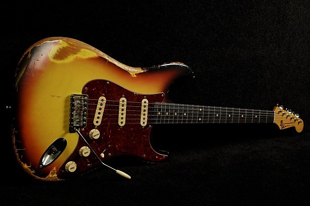 Rebel Relic 61 S Series Stratocaster Fender Custom Shop 3 Tone Sunburst Serial 62041