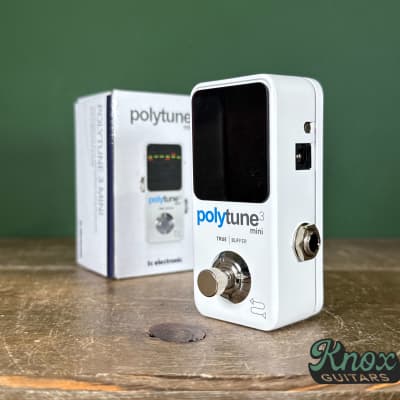 ギター TC Electronic polytune3 mini TC Electronic PolyTune 3 Polyphonic Mini Pedal Tuner White