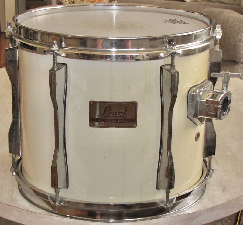 Vintage 1980’s Pearl MLX All Maple Shell Tom White Wrap 12” | Reverb