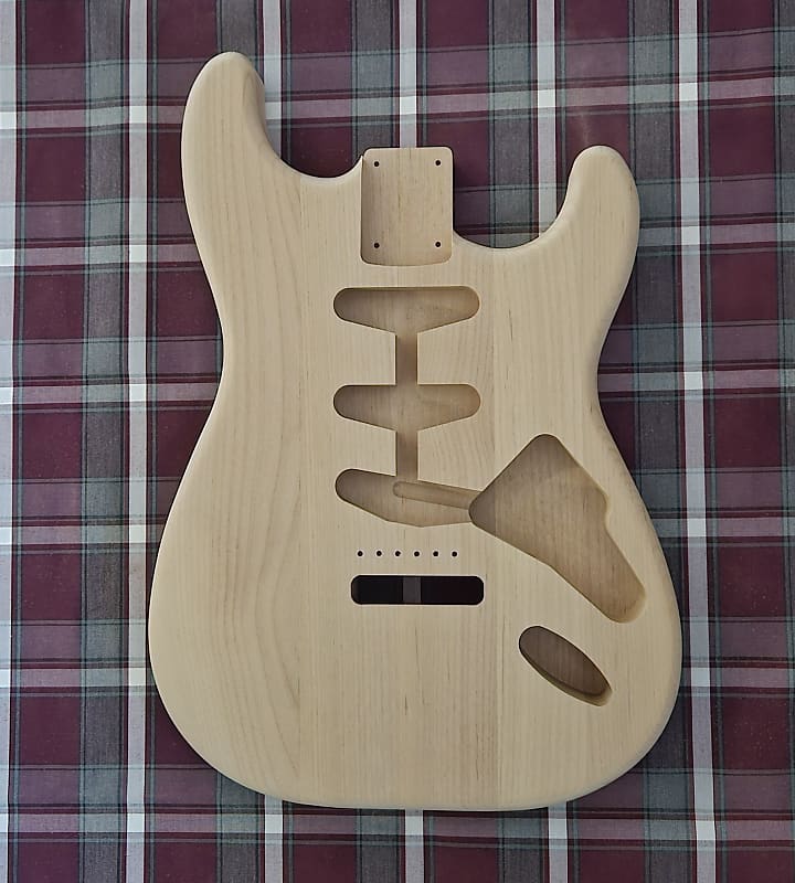 Woodtech Routing - Paint Grade Alder Stratocaster Body - Unfinished image 1