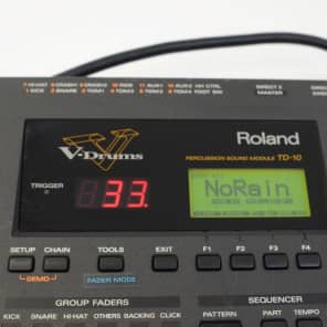 Roland TD-10 V-Drum Module with EXPANDED TDW-1 Expansion Card image 2
