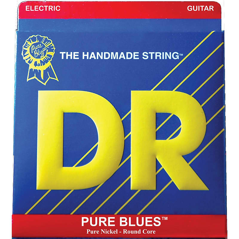 DR Strings PHR9 Pure Blues Nickel Round Core Electric Guitar Strings. 9-42 image 1