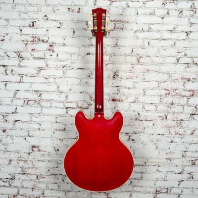 Gibson - 1964 ES-335 Reissue - Semi-Hollow Electric Guitar - VOS - Sixties Cherry - w/ Black/Yellow Custom Shop Hardshell Case - x1102 image 9