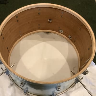 WFL 26 inch bass drum 1950s - White Marine Pearl image 12
