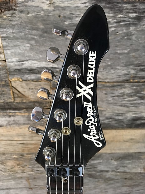 Vintage Aria Pro II XX Deluxe Flying V RARE Zebra w/Floyd Vintage Aria Pro II XX Deluxe Flying V RARE Zebra w/Floyd