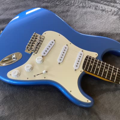 2023 Del Mar Lutherie Surfcaster Strat Lake Placid Blue - Made in USA image 3
