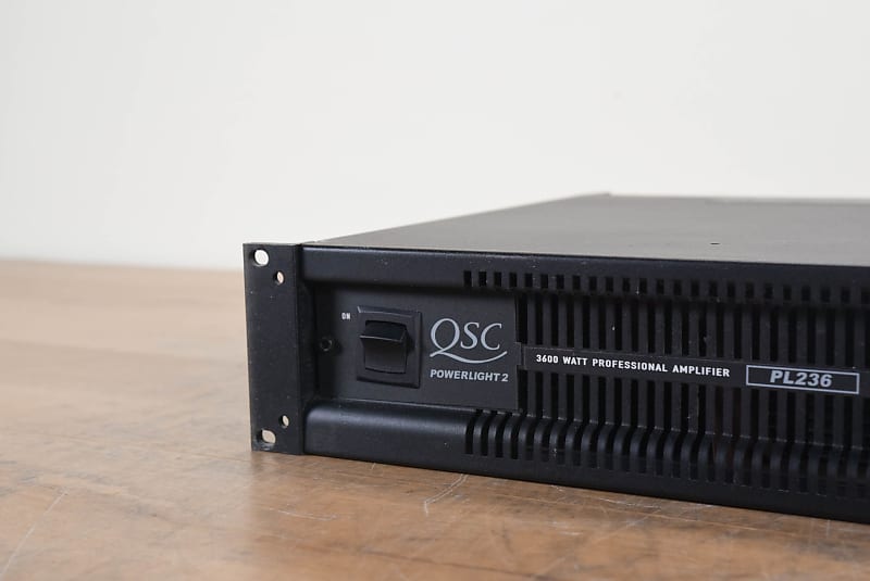 QSC PowerLight 2 PL236 2-Channel Power Amplifier As-Is