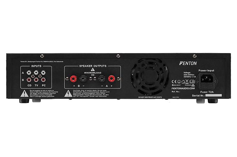 Fenton FPL1000 - Amplificateur Digital, Bluetooth, MP3, USB et SD