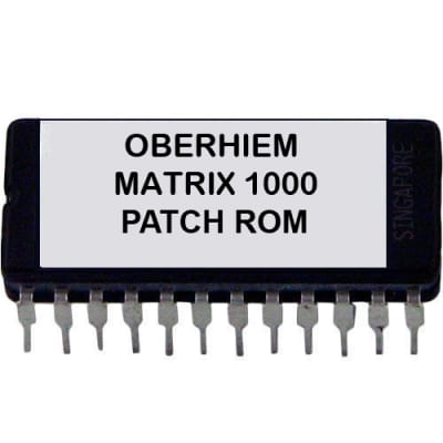 Oberheim Matrix 1000 (fixes missing/corrupted patches!) ROM EPROM Patch IC