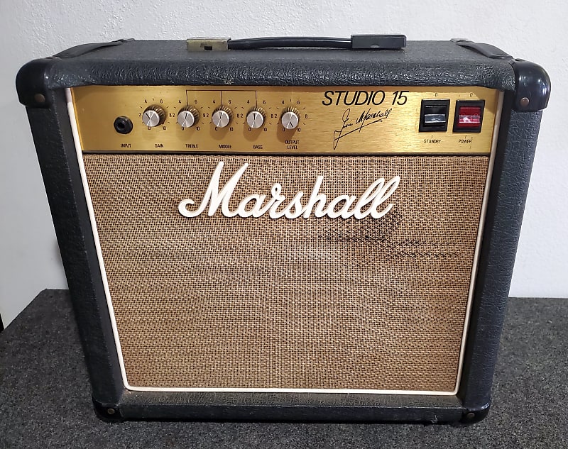 Marshall Studio 15 modded combo 6V6 15w tube amp with Vintage 30 Speaker  effects loop mod Model 4001