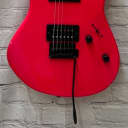 Dean CZONE FLP Series Florescent Pink 80s Style Double Cutaway Electric Guitar