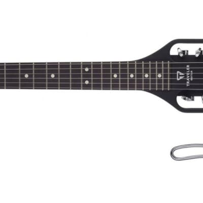 Traveler Guitar Ultra-Light Matte Black Travel Left Handed, Electric Guitar & Case image 6
