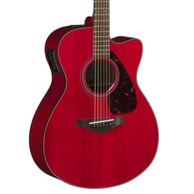Yamaha FSX800C RR Ruby Red Small Body Acoustic/Electric image 2