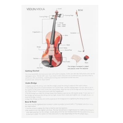 Glarry GV103 4/4 Spruce Panel Violin 2020s - Matte Black image 21