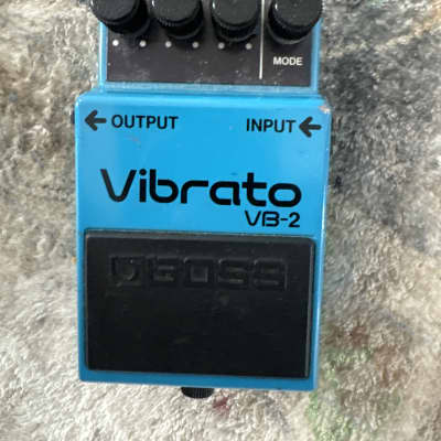 Vintage 1982 Boss VB-2 Vibrato Effects Pedal Black Label Made in 