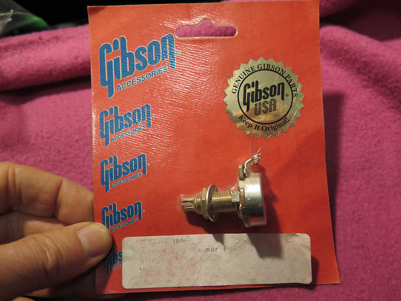 NOS vintage 1993 gibson cts TALL pot 300K ohm for les paul es Reverb