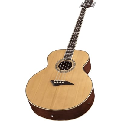 Dean Acoustic-Electric  Bass Guitar Satin Natural EAB,  1 5/8" (41mm) Nut Width image 4