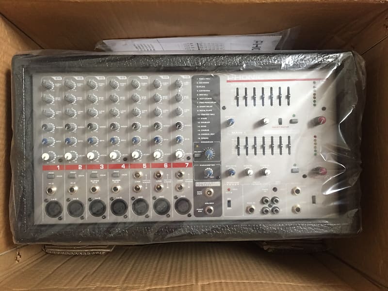 Phonic Powerpod 740 Plus 2X220W 7-Channel Powered Mixer with Digital  Effects Regular