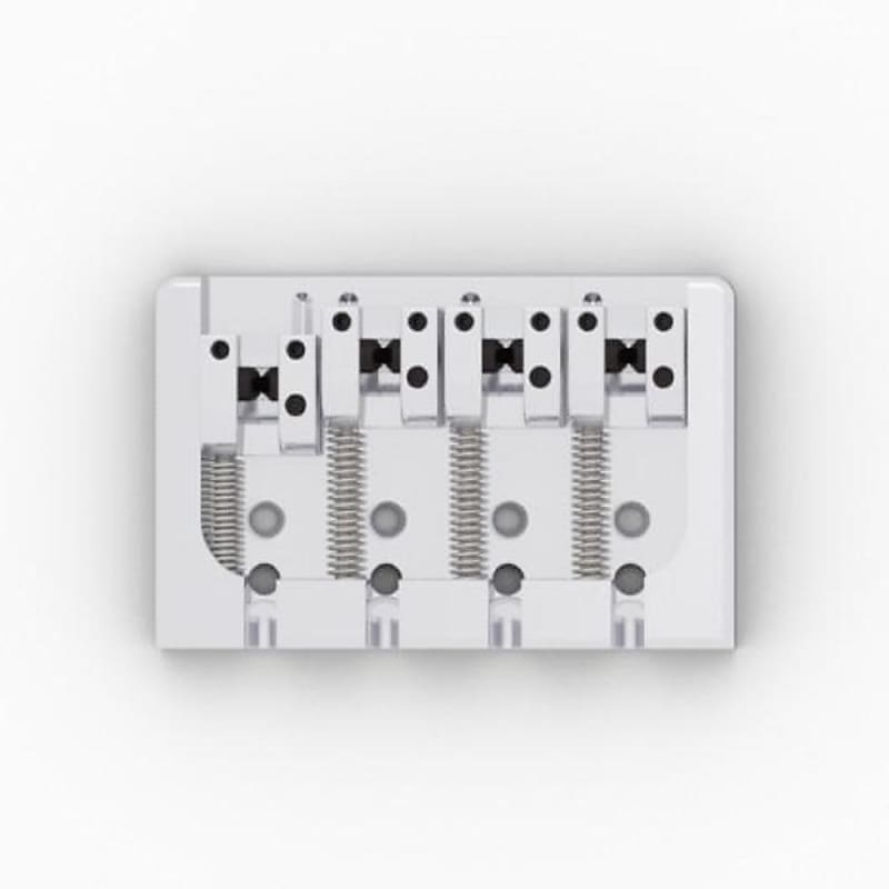 Hipshot 4String A Style Aluminum Bass Bridge, .656" String Reverb