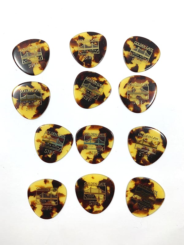 Golden Gate Mandolin Picks 12 Pack Guitar Picks Flat Picks Shell