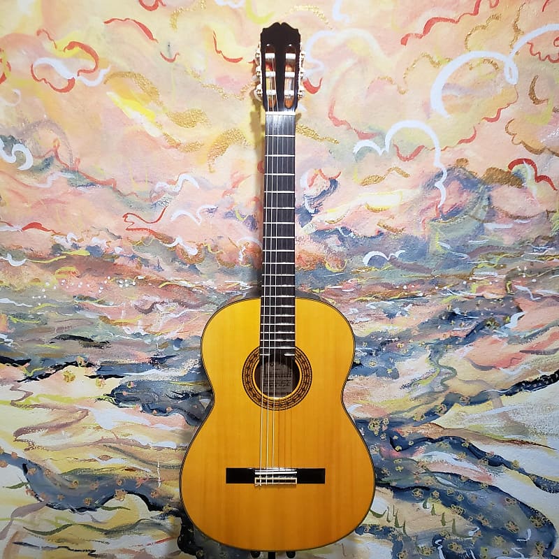 1986 Takamine C128 Classical Guitar Natural USED Reverb