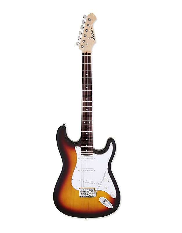 Aria STG-003-3TS Pro II STG Series Basswood Body Bolt-on Maple Neck  6-String Electric Guitar