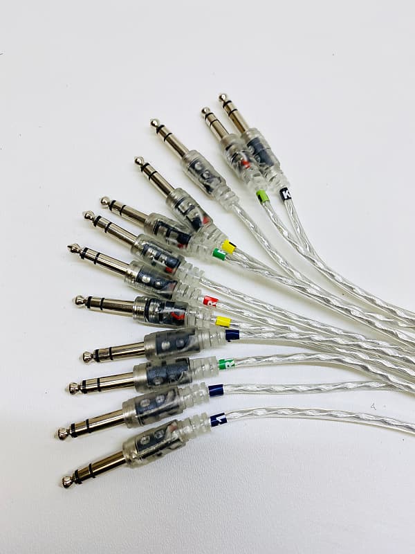 12 Clear Silver Transparent Trigger Cable Kit Wires Reverb Canada