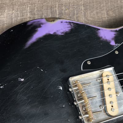 MyDream Partcaster Custom Built - Relic Black over Purple Custom 72 image 5