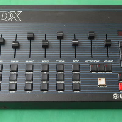 Oberheim DX 6-Voice Drum Machine 1982 - Blue with Wood Sides