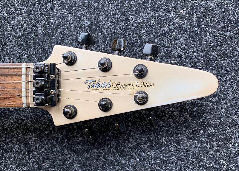 Tokai Japan Super Edition Flying V 1982 White | Reverb