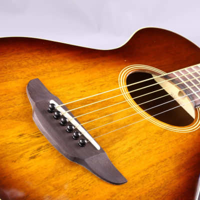 Yamaha APXT2EW 3/4 Size Exotic Wood Acoustic Electric Guitar w/ Gig Bag, Tobacco Sunburst image 6