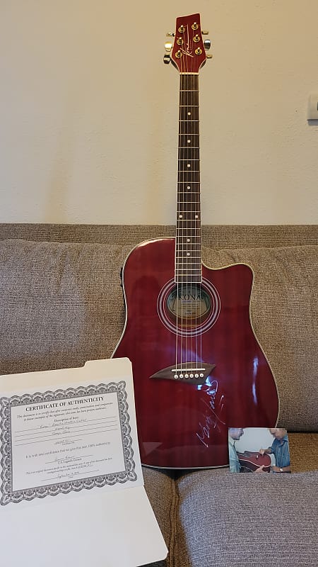 Peavey Marvel Spiderman Graphic 1/2 Size Acoustic Guitar Signed by Stan Lee  with Certificate of Authenticity (Serial ARBCF101072)