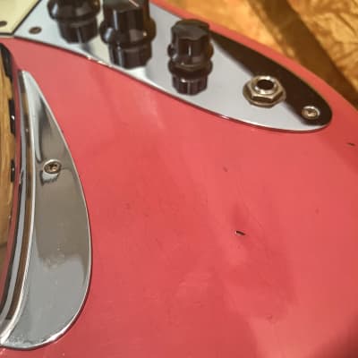 Fender Custom Shop Limited Edition 1964 JAZZ BASS JourneyMan - Aged Fiesta Red - 9.0 pounds - CZ570461 image 21