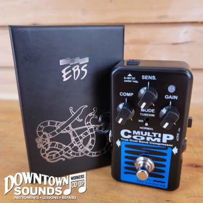 EBS MultiComp Blue Label Bass Compressor Pedal | Reverb