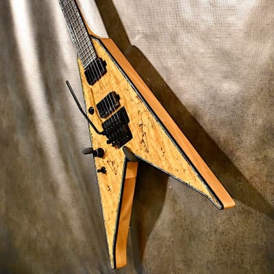 B.C. Rich Left Handed JR-V Extreme Exotic FR 2022 - Spalted Maple Lefty Guitar image 4