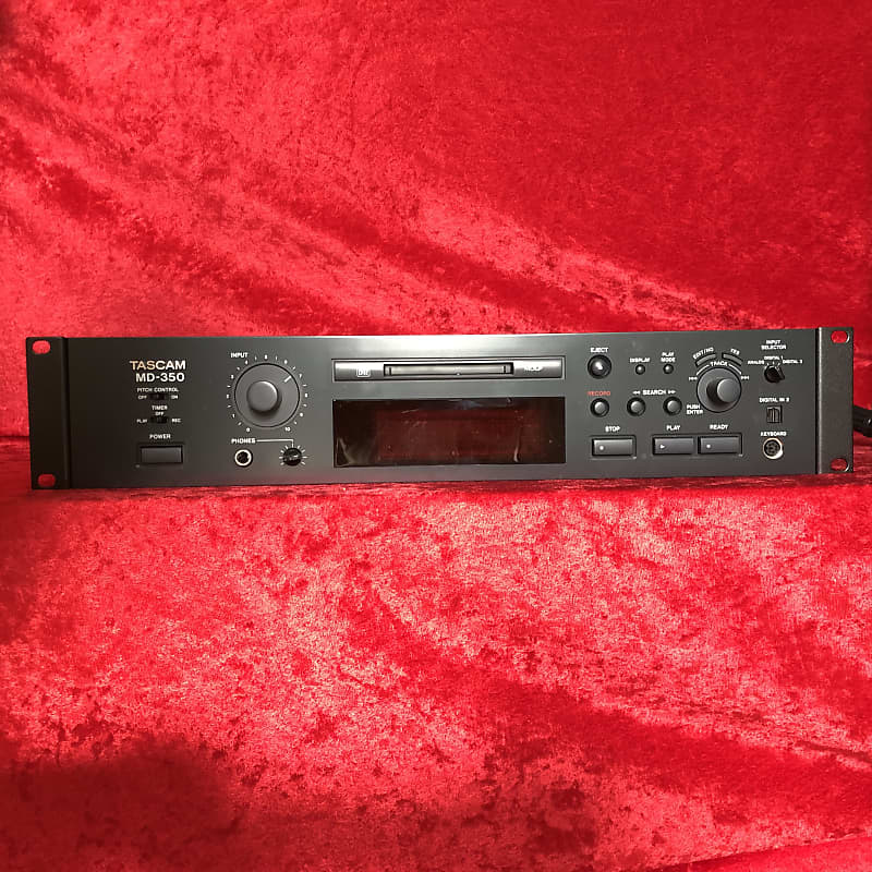 TASCAM MD350 Professional Minidisc Recorder Reverb