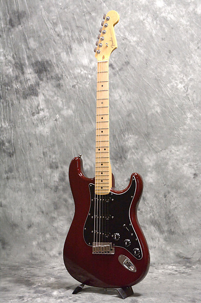 Fender USA American Deluxe Stratocaster Ash N3 Wine Red