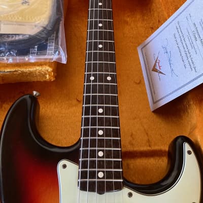 Fender Custom Shop Masterbuilt Stratocaster 1960 Yuriy Shishkov Brazilian Rosewood Limited Edition image 2