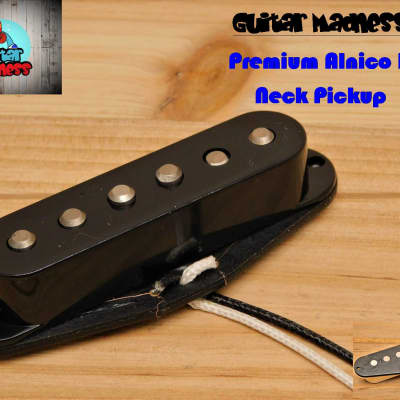 Guitar Madness Premium Alnico II Black Stratocaster® Single Coil Neck For Fender image 1