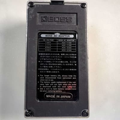 Boss SD-1 Super OverDrive (Black Label) 1982 - Yellow - Made in Japan - With box SKU0083 image 9
