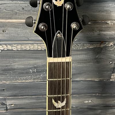 Mint Dillion Left Handed DR-1500 TQ Double Cutaway Electric Guitar- Quilted Sunburst image 8
