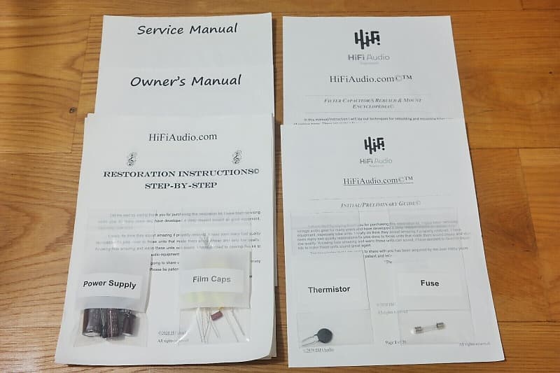 Heathkit aa-71 restoration kit filter capacitor repair rebuild fix  			