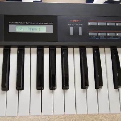 Roland Alpha Juno-1 49-Key Programmable Polyphonic Synthesizer 1985 - 1988 - Black image 10